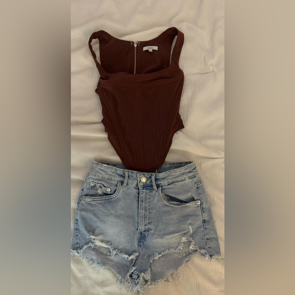 Beautiful Miaou Brown Corset Top XXS - Picture 5 of 5